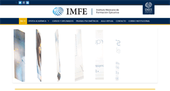 Desktop Screenshot of imfe.mx